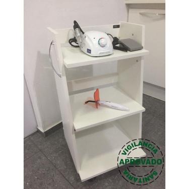 Imagem de Mesa Auxilia Para Dentistas - Aparelhos Odontokart em MDF - Deki Premium