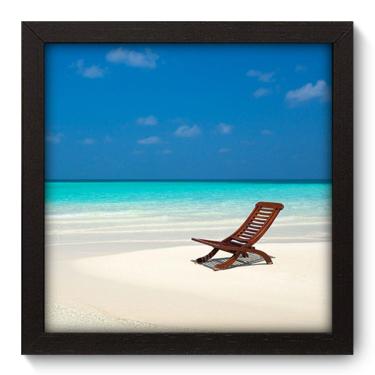 Imagem de Quadro Decorativo - Praia - 22cm x 22cm - 032qnpap
