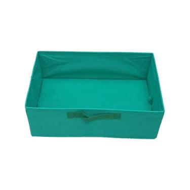 Imagem de Caixa organizadora de 42x15x28 Verde Bandeira com alça