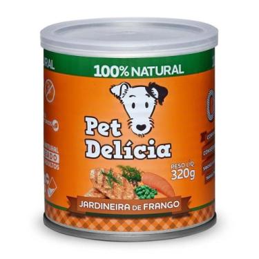 Imagem de Alimento Úmido Pet Delícia Jardineira De Frango 320G Cães - Pet Delici