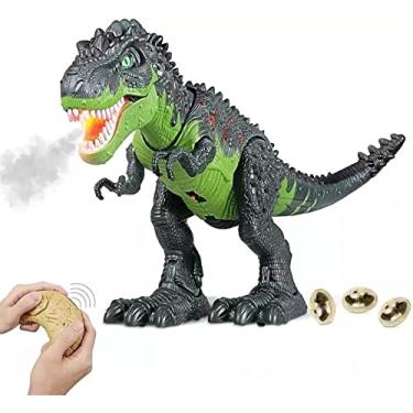 Brinquedo Dinossauro T-Rex Solta Fumaça com Luz e Som - SETOR STORE