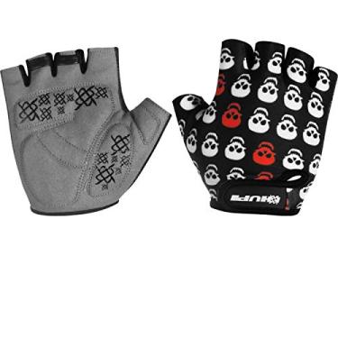 Imagem de Luva Ciclismo Hupi Mtb Speed Bike Caveira Tamanho:GG;Estampa:Caveira