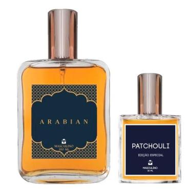 Imagem de Perfume Masculino Arabian 100ml + Patchouli 30ml - Essência Do Brasil