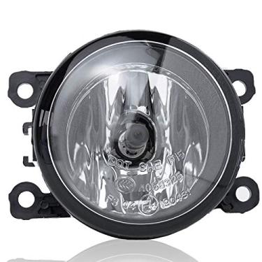 Imagem de RP Remarkable Power, Farol de neblina esquerdo ou direito conjunto de lentes transparentes com lâmpadas de halogêneo H11 de 55 W FL7175