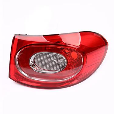 Imagem de JESYMBX Para Volkswagen Tiguan 2010 2011 2012 2013 2014 2015 2016 Luz traseira de LED para para-choque traseiro Luz de advertência de freio Tampa da lâmpada de luz traseira Conjunto de peças automotivas