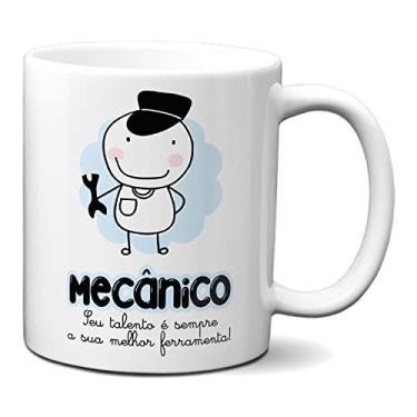 Imagem de Caneca Mecânico O Talento É Sempre A Melhor Ferramenta (Branca)