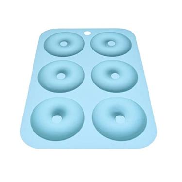 Imagem de CavidaDonut Pan | panela donut silicone antiaderente - 6 donuts tamanho normal, faça bagels biscoito bolo donut perfeitos e lavável na máquina lavar louça Sritob