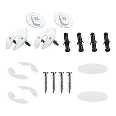 Imagem de MERIGLARE Suporte para tablet de parede fácil de instalar 90 de rotação para telefone, Branco