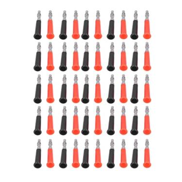 Imagem de 25 Conjunto de Alto-falante Plugue Banana Macho Conector Banana Alto-falante Plugue Banana ABS Liga de Zinco Lanterna Conector Macho Soldado para Soquete Bananas de 4 Mm