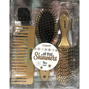 Imagem de Conair Conjunto de cabelo dourado com 9 peças All That Shimmers