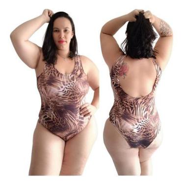 Imagem de Body Regata/Frente Unica/ Alcinha/ Maiô Feminino Plus Size - F&M Store