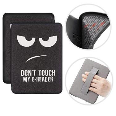 Imagem de Capa Kindle 11ª geração básico - 2022 - tela 6.0 polegadas - Don't Touch com alça leitura