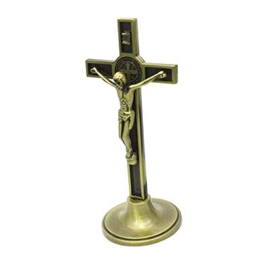 Imagem de Dynwave Crucifixo, estátua crucificação de para, Bronze