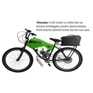 Imagem de Bicicleta Motorizada Carenada Cargo (Kit & Bike Desmontada) - Rocket
