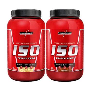 Imagem de 2x Iso Triple Zero 907g Chocolate E Baunilha Integralmedica