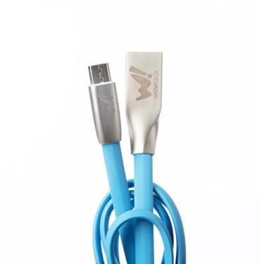 Imagem de O Cabo Carregador e Sincronizador WOW!BOX STYLE Azul Micro-USB