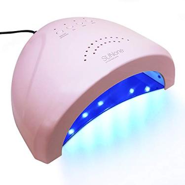 Imagem de Cabine Sun 1 Led Uv Bivolt Estufa Unhas Fibra 48w 2 In 1 Rosa