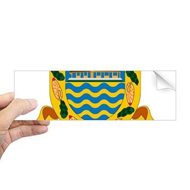 Imagem de DIYthinker Adesivo retangular Tuvalu Oceania National Emblema para janela para notebook