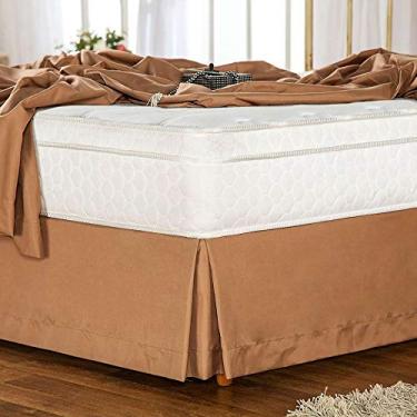 Imagem de SAIA PARA CAMA BOX SOFT TOUCH CASAL CAFÉ