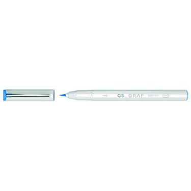 Imagem de Marcador Graf Brush Fine Cis, Azul Claro, Pacote de 6
