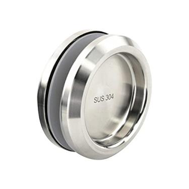 Imagem de Maçaneta da porta de vidro do banheiro do chuveiro 304 de aço inoxidável preto escovado de níquel.