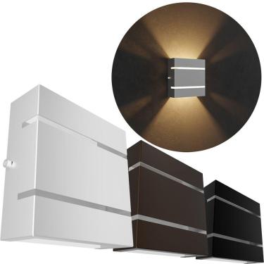 Imagem de Arandela Slim Externa 2 Frisos 2 Focos MF103