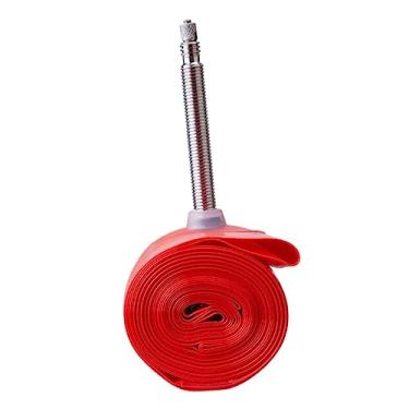 Imagem de UGPLM Tubo interno de bicicleta Reparo de tubo interno de bicicleta, pneus de bicicleta TPU leves, tubo de pneu interior de bicicleta de substituição, tubos, 29x1,9x2,6in 48L
