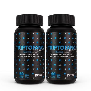 Imagem de Triptofano Dreams 860mg dose 2 potes c/ 60 cápsulas cada Inove Nutrition-Unissex