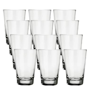 Imagem de Copo Cônico para Cerveja e Chopp Caldereta 350ml 12 Unidades Cor:Transparente