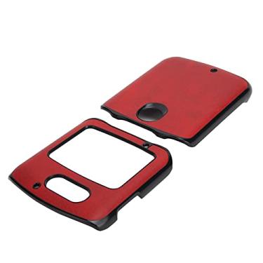 Imagem de Capas de Celular à Prova de Choque Capa de Couro de Telefone Capa de Couro para Moto G5 Plus Capas de Telefone (Vermelho)
