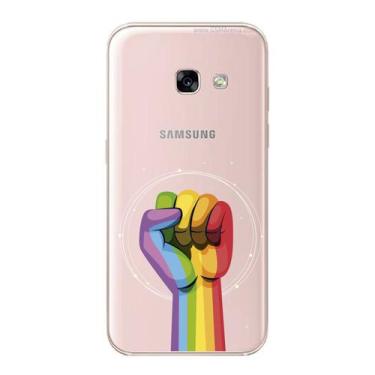 Imagem de Capa Case Capinha Samsung Galaxy A3 2017 Arco Iris Luta - Showcase