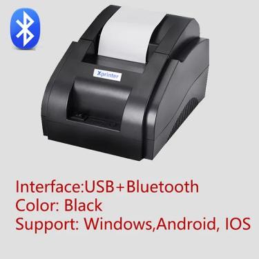 Imagem de Mini impressora Bluetooth sem fio portátil  58mm  impressora manual  impressora de recibos  gratuita