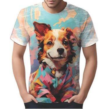 Imagem de Camiseta Camisa Tshirt Cachorro Pop Art Realismo Cão Hd 3 - Enjoy Shop