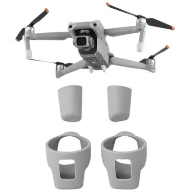 Imagem de Air 3 Drone Dustproof Landing Gear Leg Protective Cover Foot Pads Mat Case Anti-wear Extensions Leg Protector Compatible for DJI Air 3 Drone Accessories