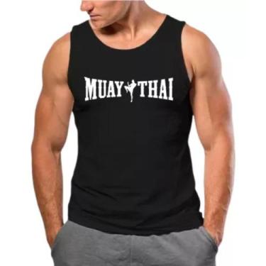 Imagem de Camisa Regata Muay Thai Luta Corporal Ótimo Tecido - Jmv Estampas