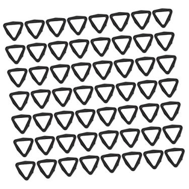Imagem de Lurrose 200 Unidades botão triângulo fivela de triângulo para alça botões de estofamento botão de plástico botão de triângulo botões triangulares botões de cinto de roupas
