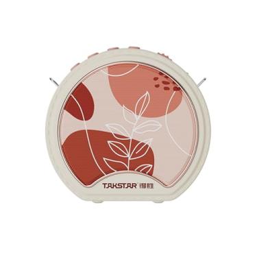 Imagem de XCPHGFM Amplificador de voz portátil Microfone com fio montado na orelha Alça de ombro 10W 2000mAh Bateria Megafone Sistema PA para professores Exercícios de segurança para uso interno e externo Min