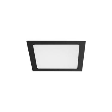 Imagem de Painel de Led Taschibra Quadrado Lux de Embutir 18W Bivolt Preto 4000K Luz Neutra