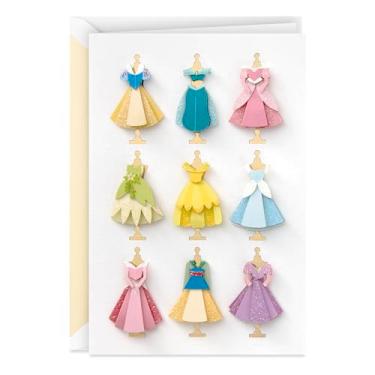Imagem de Hallmark Cartão em branco com assinatura (vestidos de princesa da Disney)