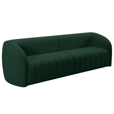 Imagem de Sofá 4 Lugares Para Sala 252cm Lazio M03 Veludo Verde - Lyam Decor