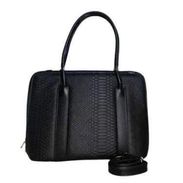 Imagem de Bolsa Pasta Para Notebook Executiva Crocodilo Luxo Para Até 15" Ideal P/Carregar Mouse e Carregador (BOL7-PRE)