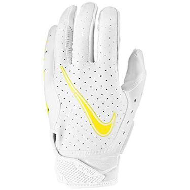 Imagem de Nike Men's Vapor Jet 6.0 Football Receiver Gloves (Small, White/Opti Yellow)