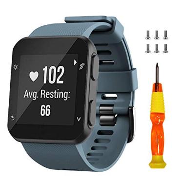 Imagem de NotoCity Pulseira de substituição de silicone macio Garmin Forerunner 35 compatível com o smartwatch Forerunner 35