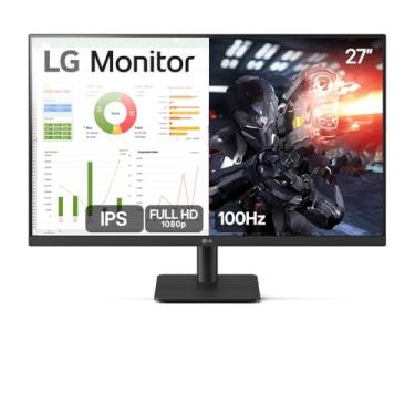 Imagem de Monitor LG 27” IPS, Full HD, 100Hz, HDMI, Ajuste de Inclinação - 27MS500-B