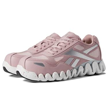 Imagem de Reebok Tênis feminino de construção Rb151 Zig Pulse Work Rosa Segurança, rosa, 40