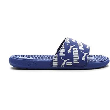 Imagem de PUMA Kids' Cool CAT Slide, Repeat/Surf The Web/White, 7 Big Kid