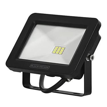 Imagem de Refletor LED Eco Black+Decker, Branca, 10W, Bivolt, Conector Cabo