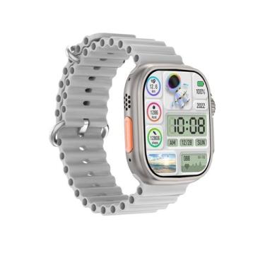 Imagem de Smartwatch Microwear DT8 Max 49mm Série 8 Na Cor Prata