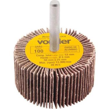 Imagem de Roda de Lixa 50x25mm com Haste G100 - Vonder