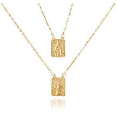 Imagem de Escapulário em ouro 18k Joia Religiosa - Elegancy Joias